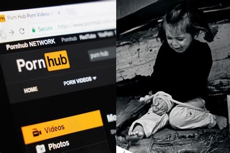 Pornhub videos allegedly show children being raped